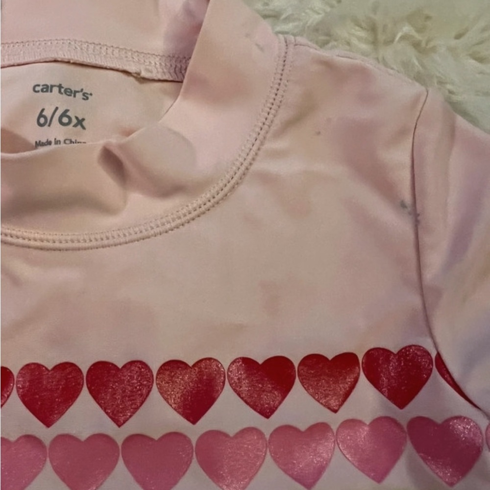 Carter's Girls Rashguard 6-6X - Picture 4 of 4